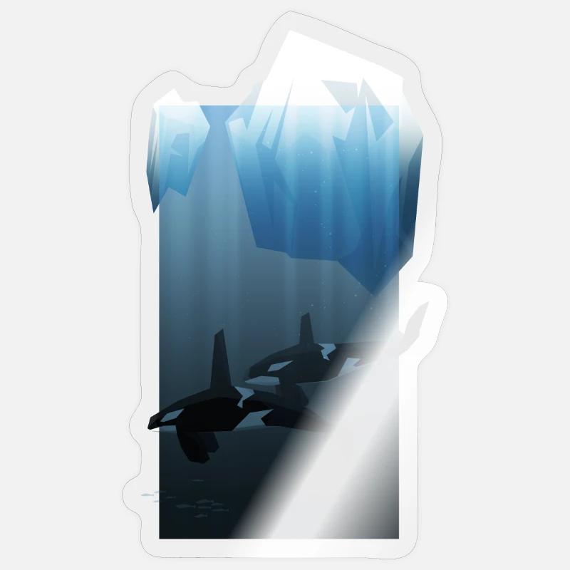 Orque Sticker taille S (10 x 10 cm)