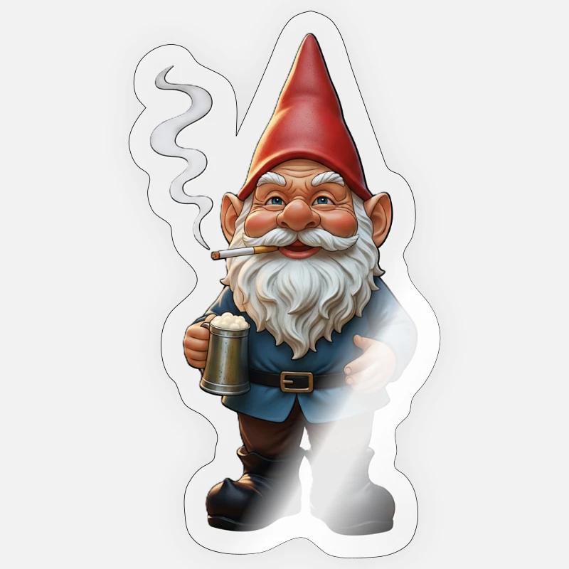 Pipe gnomes Sticker size S (10 x 10 cm)