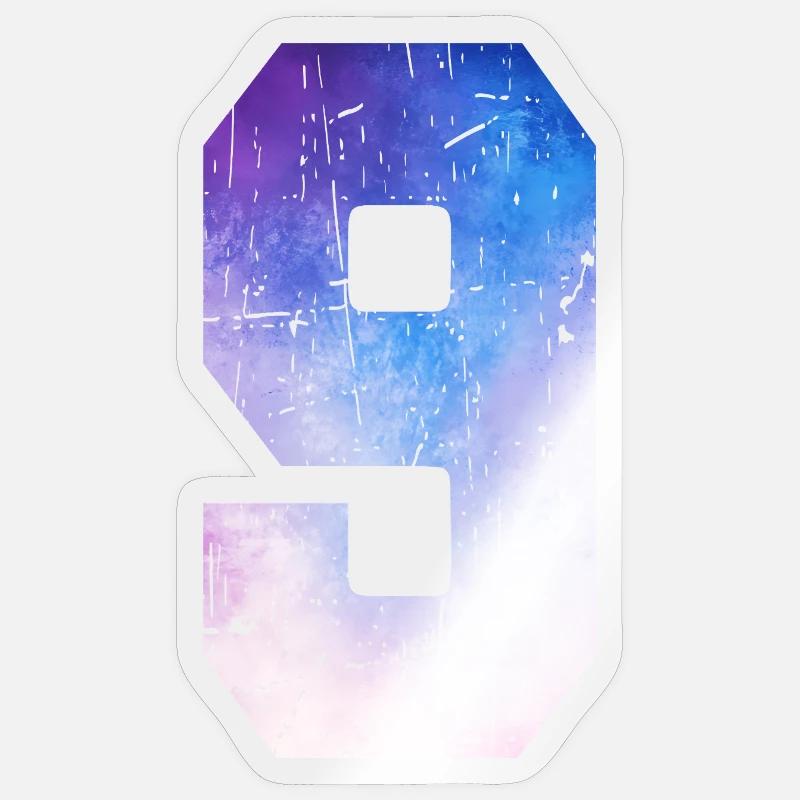 Issue 9 – 9th Anniversary Gift - Sticker size S (10 x 10 cm) - transparent glossy