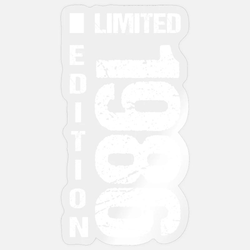 40e anniversaire édition limitée 1986 - Sticker taille S (10 x 10 cm) - brillant transparent