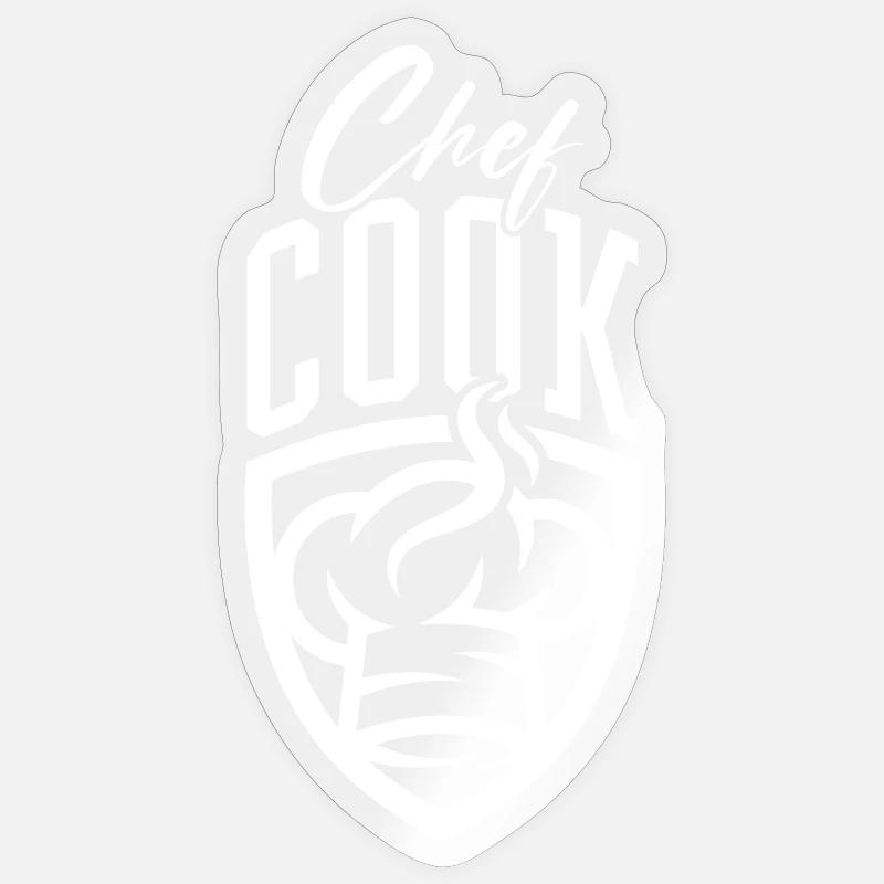 Chef Chef Sticker size S (10 x 10 cm)
