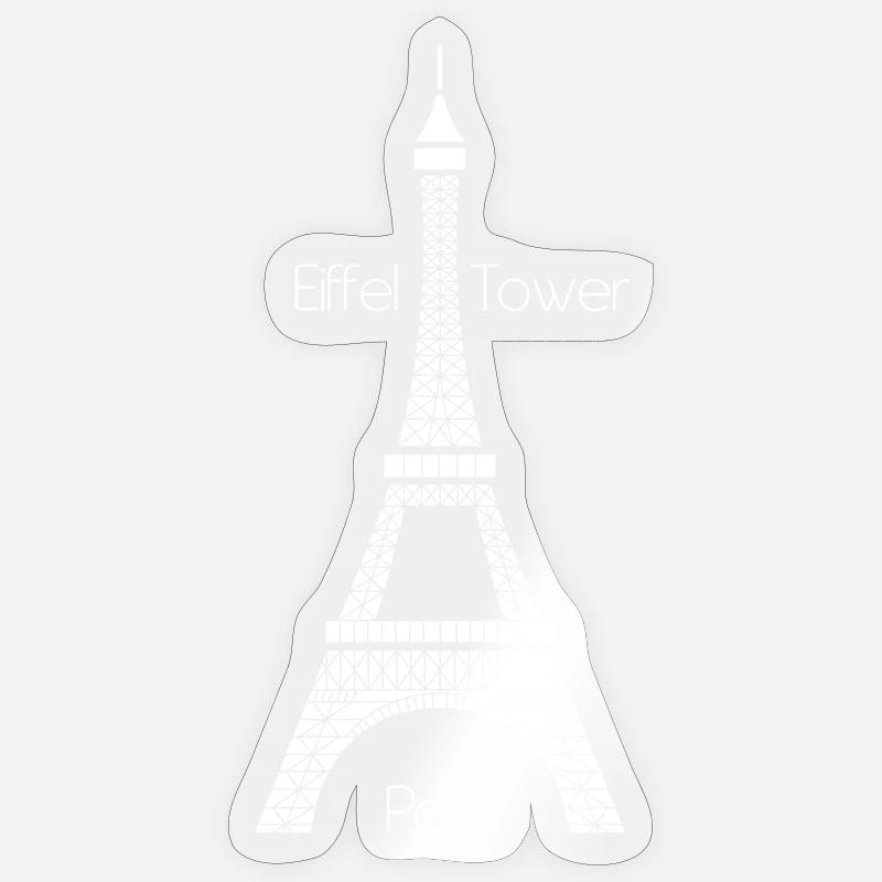 Eiffel Tower (dark) Sticker size S (10 x 10 cm)