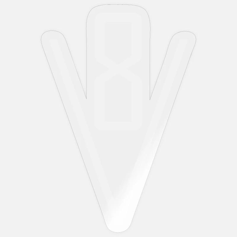 V8 engine - Sticker size S (10 x 10 cm) - transparent glossy