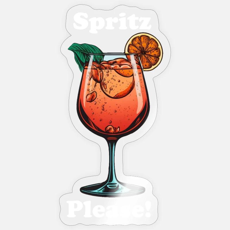 Spritz Please! Sticker size S (10 x 10 cm)