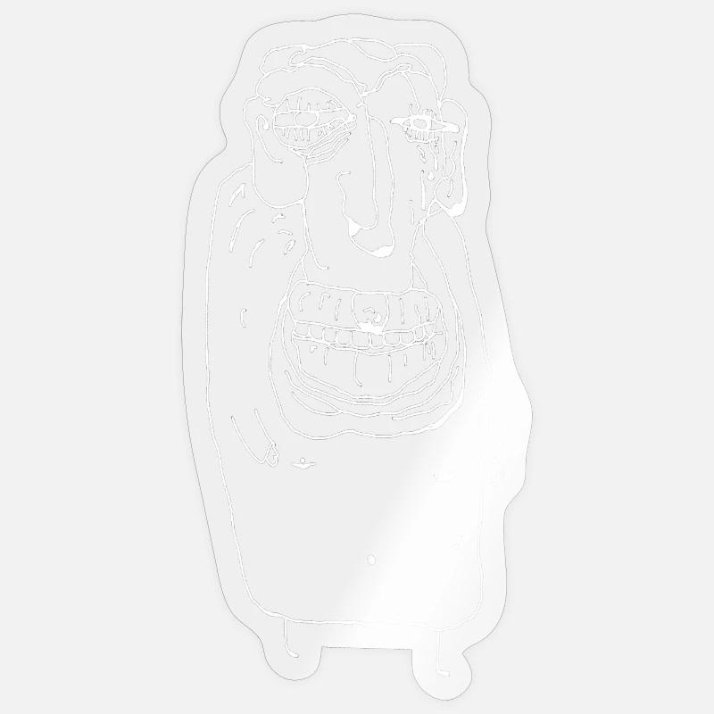 Gilbert - Sticker Größe S (10 x 10 cm) - Transparent glänzend