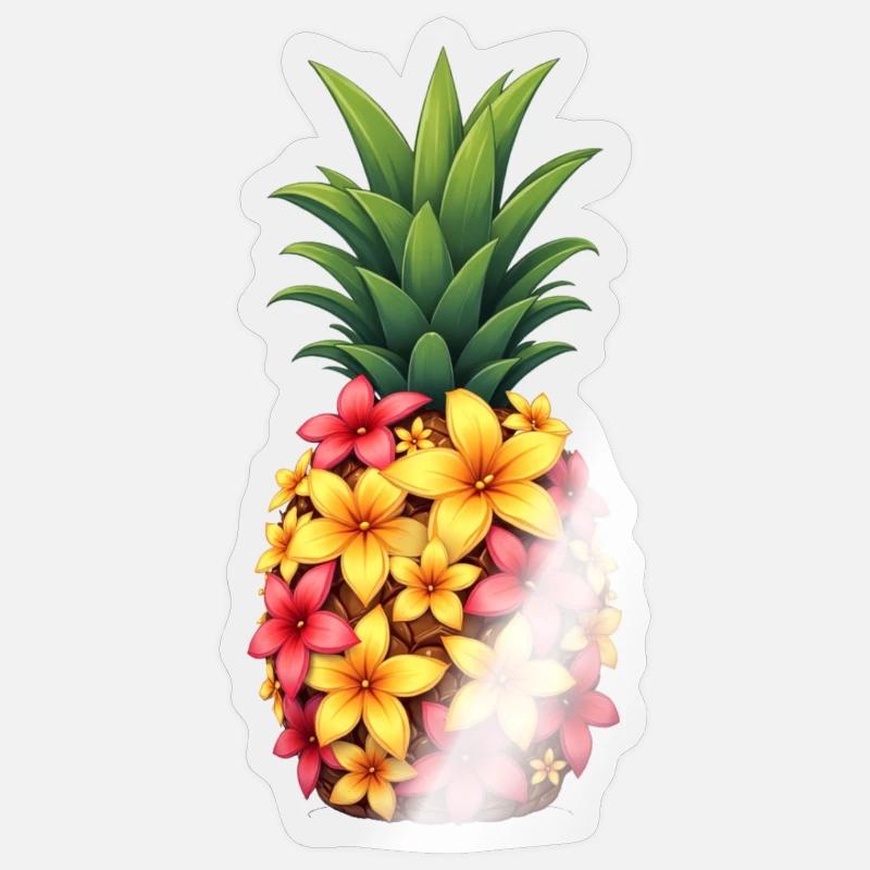 Pineapple Sticker size S (10 x 10 cm)