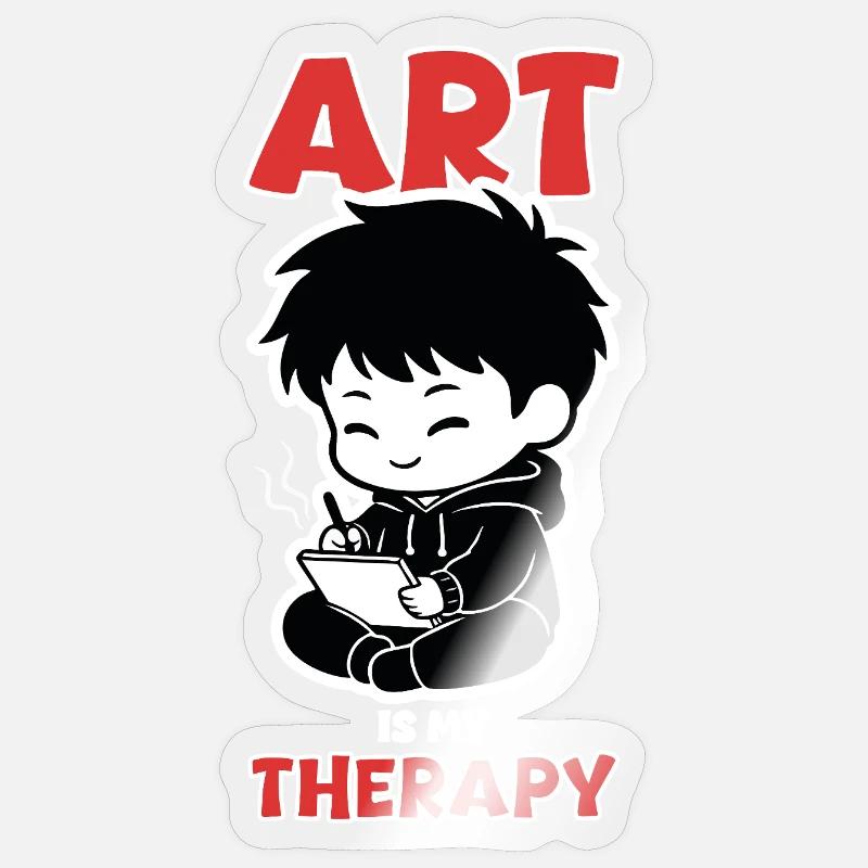 Professional Cloud Tester Manga Zen - Sticker taille S (10 x 10 cm) - brillant transparent