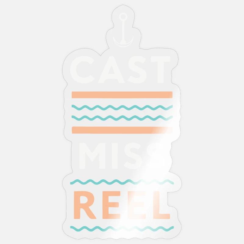 Lancer Manqué Moulinet - Sticker taille S (10 x 10 cm) - brillant transparent