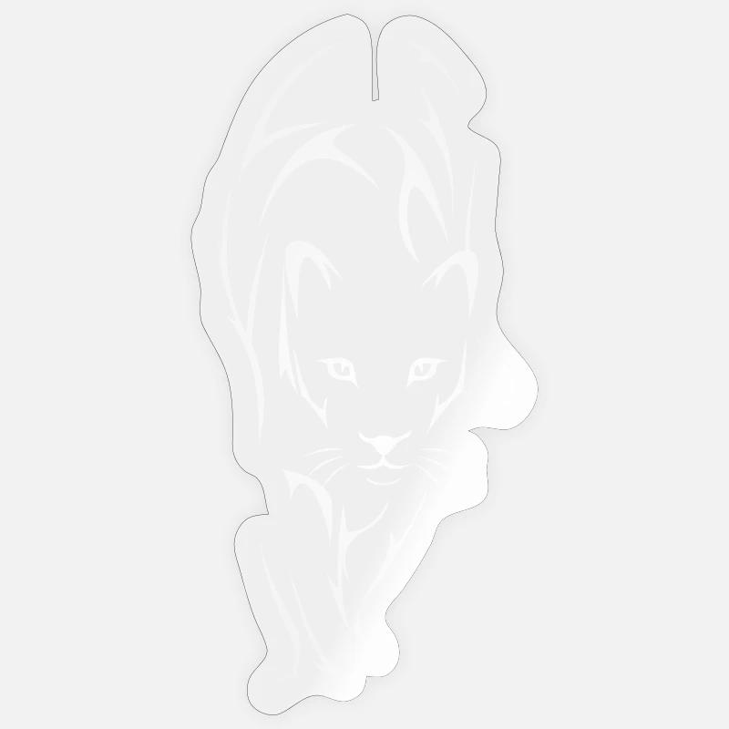 schwarzer Panther Sticker Größe S (10 x 10 cm)