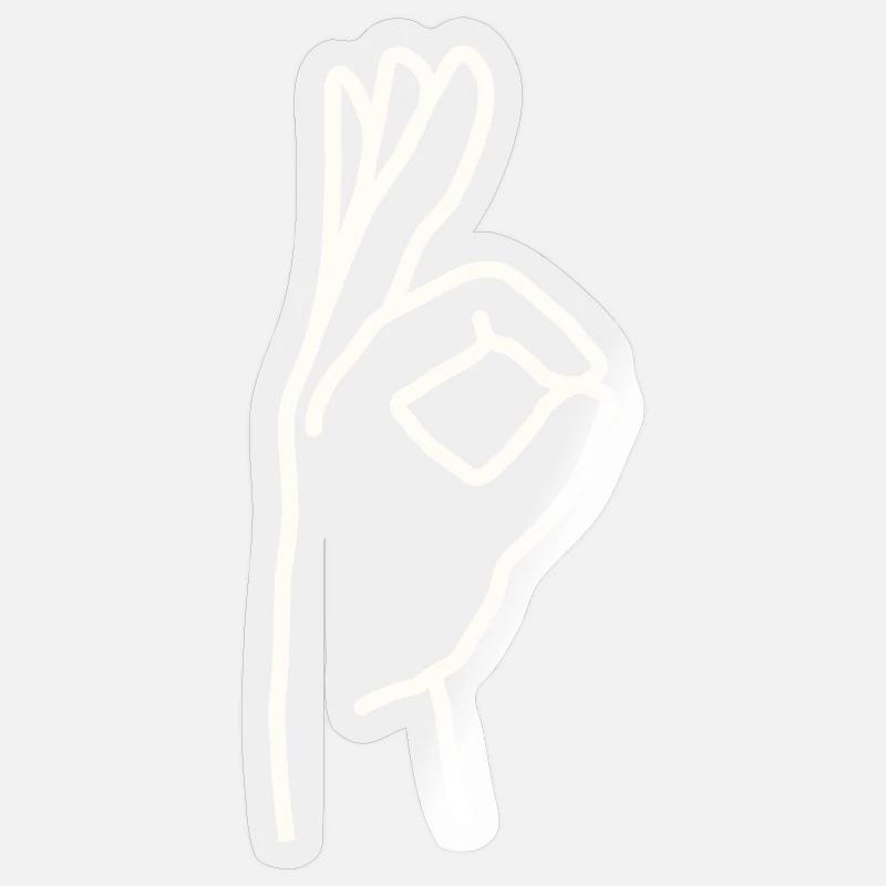 Décontracté et cool Sticker taille S (10 x 10 cm)