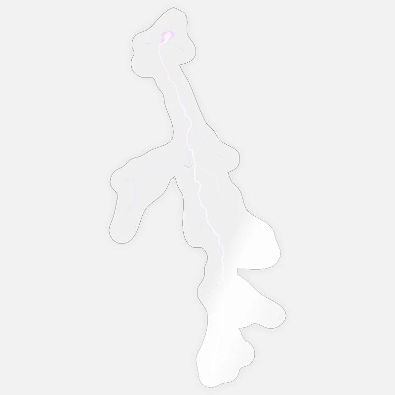 Foudre 2 Sticker taille S (10 x 10 cm)