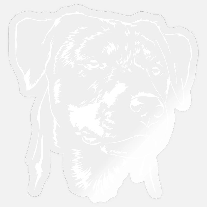 DEUTSCHER JAGDTERRIER glatthaar Wilsigns Jagdhund Sticker Größe S (10 x 10 cm)