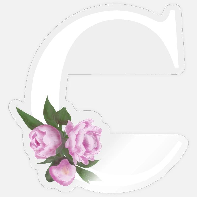 C Sticker Größe S (10 x 10 cm)