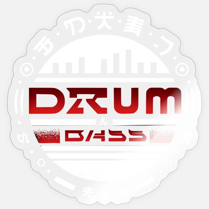 Japanese Style DNB Sticker Größe S (10 x 10 cm)