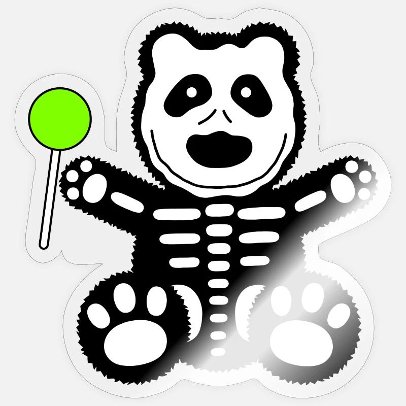 Ours mignon Sticker taille S (10 x 10 cm)