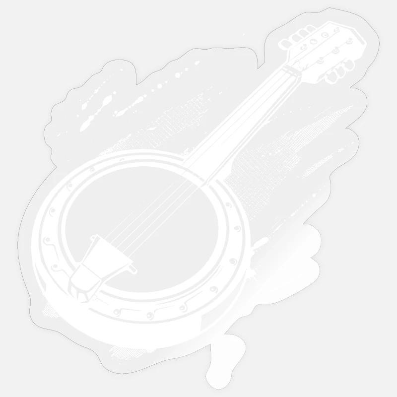 Banjo Graphics Sticker size S (10 x 10 cm)