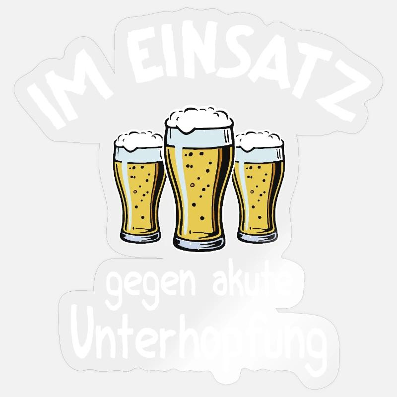 Underhopping Insert – Serveuse Bartender Bière Sticker taille S (10 x 10 cm)