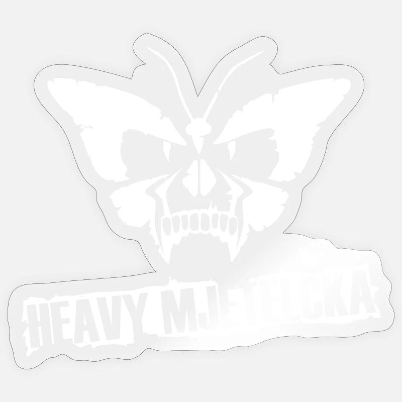 MJETELČKA LOURDE - Sticker taille S (10 x 10 cm) - brillant transparent