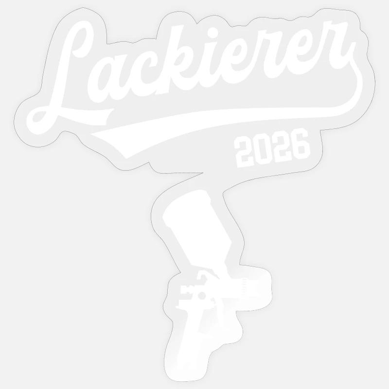 Painter 2026 Apprenticeship Profession Paint Shop Trainee Sticker size S (10 x 10 cm)