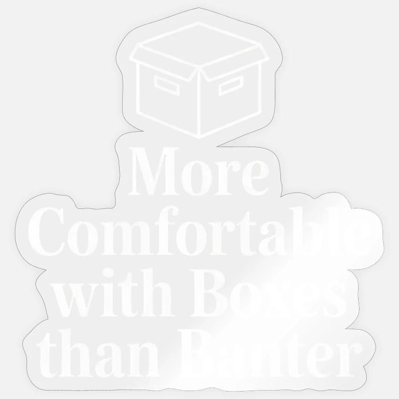 Mit Boxen wohler - Sticker Größe S (10 x 10 cm) - Transparent glänzend