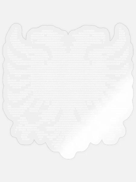 Albanischer Adler - Sticker Größe S (10 x 10 cm) - Transparent glänzend