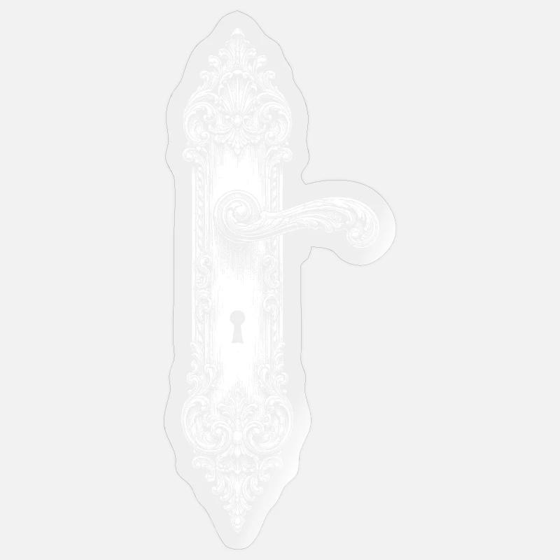 Locksmith - Sticker size S (10 x 10 cm) - transparent glossy