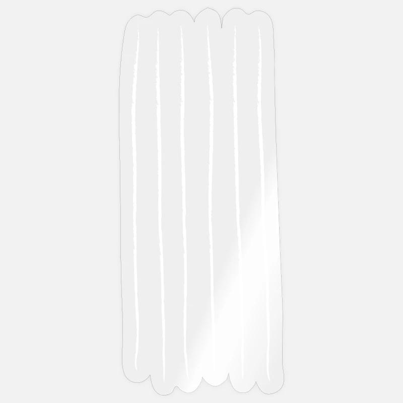 6 strings - Sticker size S (10 x 10 cm) - transparent glossy