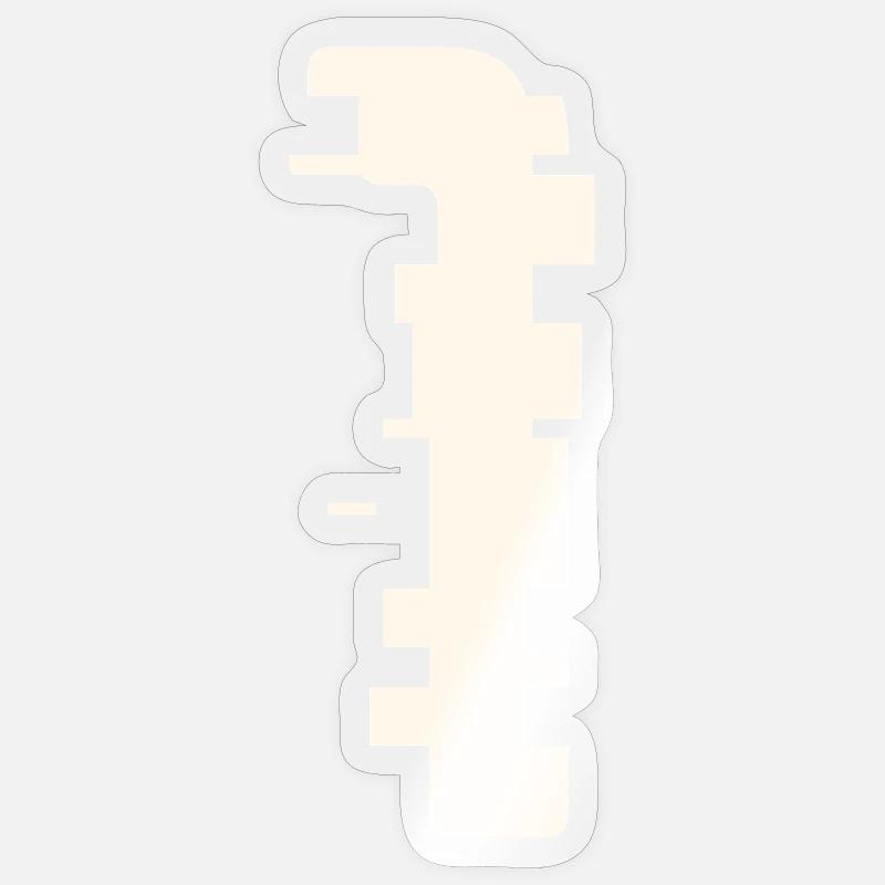 1 - Sticker Größe S (10 x 10 cm) - Transparent glänzend