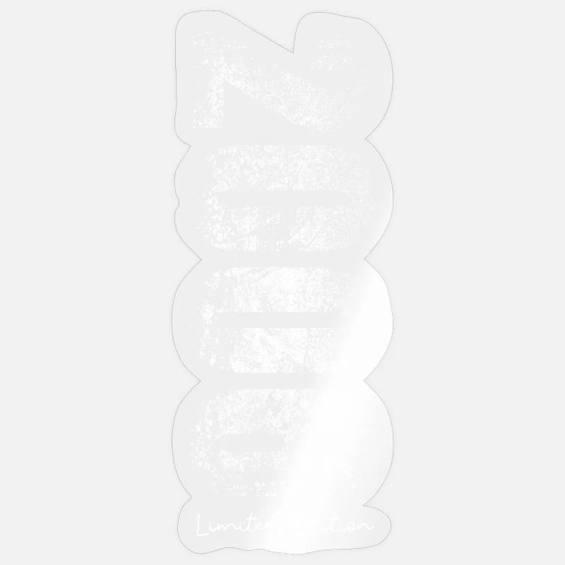 Édition limitée cadeau d’anniversaire 2006 - Sticker taille S (10 x 10 cm) - brillant transparent