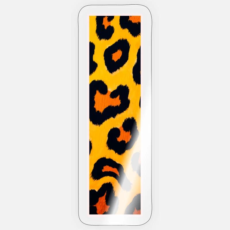 Leopardenglanz Muster - Sticker Größe S (10 x 10 cm) - Transparent glänzend
