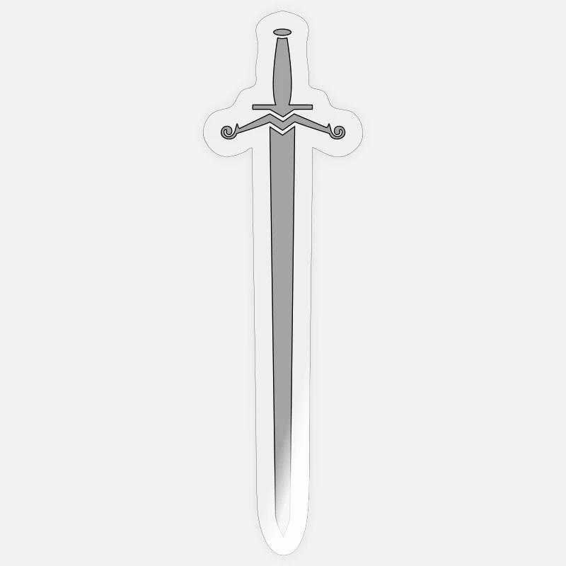 Claymore-Chaos - Sticker Größe S (10 x 10 cm) - Transparent glänzend