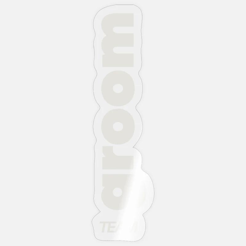 Team Groom - Sticker Größe S (10 x 10 cm) - Transparent glänzend