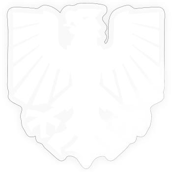Dortmund - Dortmunder Adler - Sticker Größe S (10 x 10 cm) - Transparent glänzend - Vorne