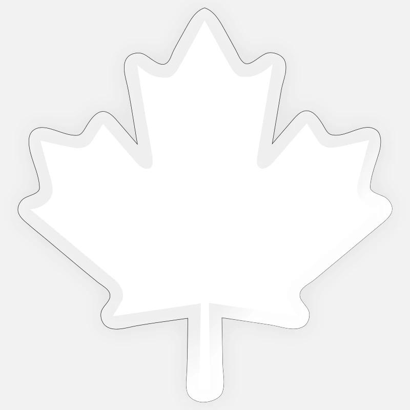 A maple leaf Sticker size S (10 x 10 cm)
