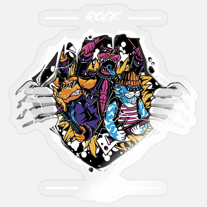 Sticker taille S (10 x 10 cm) - 