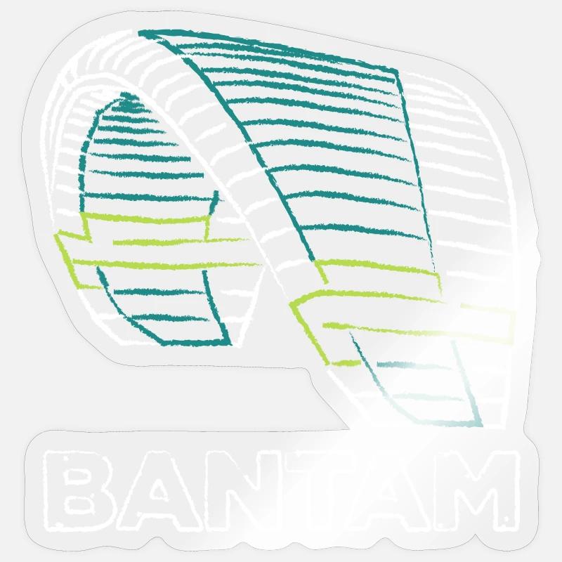 Bantam Nova Paraglider Sticker Größe S (10 x 10 cm)