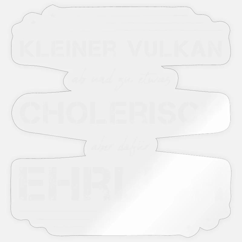 cholerisch ehrlich wei lin Sticker Größe S (10 x 10 cm)