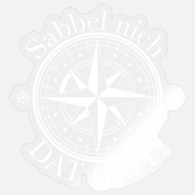 Sabbel nicht - Dat geit! Sticker Größe S (10 x 10 cm)