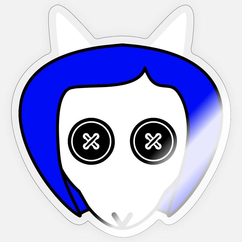 Autres Ekuroeil - Sticker taille S (10 x 10 cm) - brillant transparent