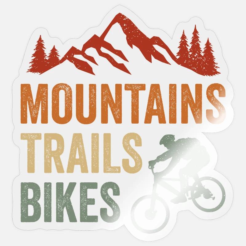 VTT VTT Downhill VTT Sticker taille S (10 x 10 cm)