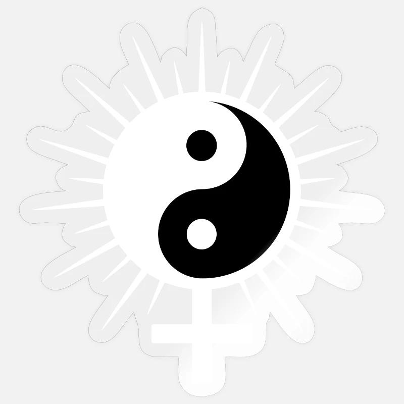 Venus symbol - Sticker size S (10 x 10 cm) - transparent glossy