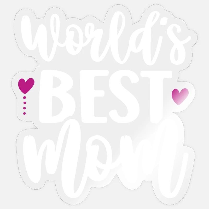 Die beste Mutter der Welt Sticker Größe S (10 x 10 cm)