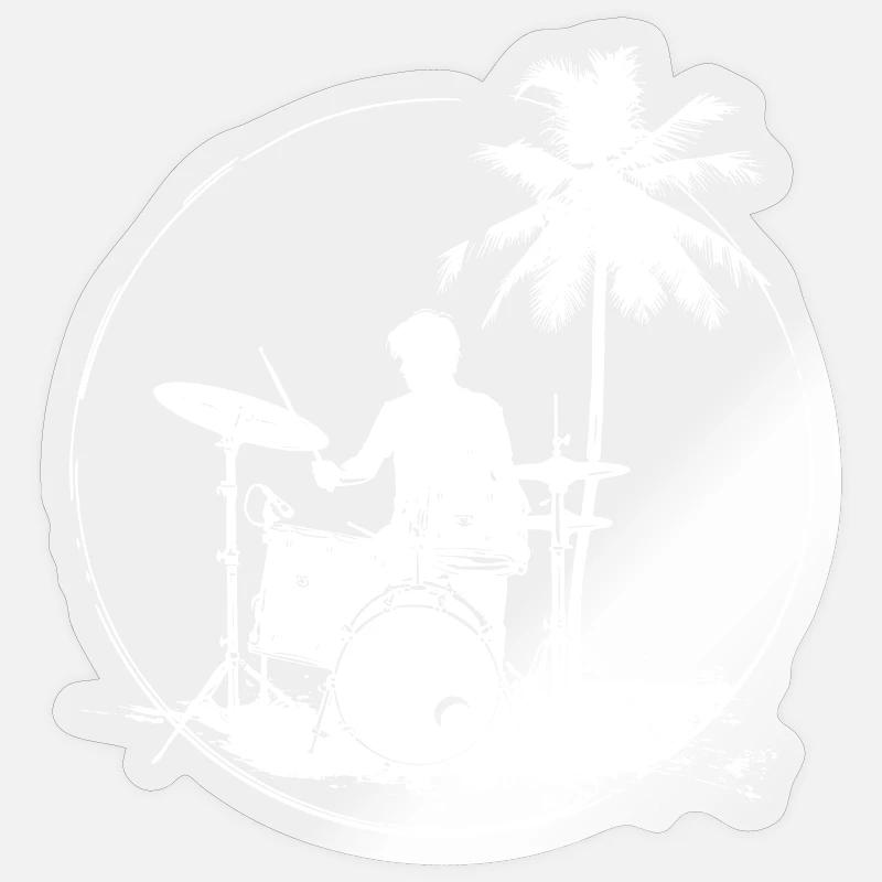 Drummer Sticker size S (10 x 10 cm)