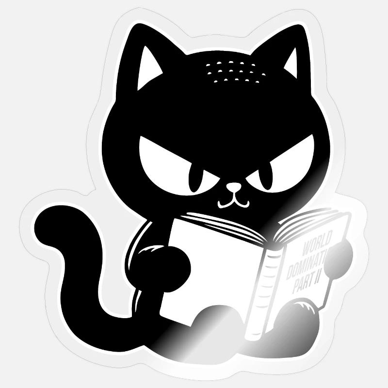 Domination du Monde 2 - Sticker taille S (10 x 10 cm) - brillant transparent