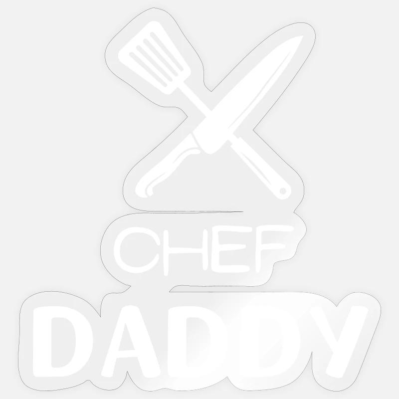Chef Daddy Sticker taille S (10 x 10 cm)