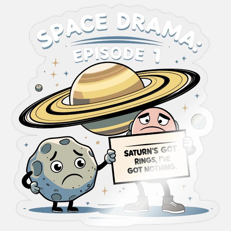 Épisode 1 - Sticker taille S (10 x 10 cm) - brillant transparent