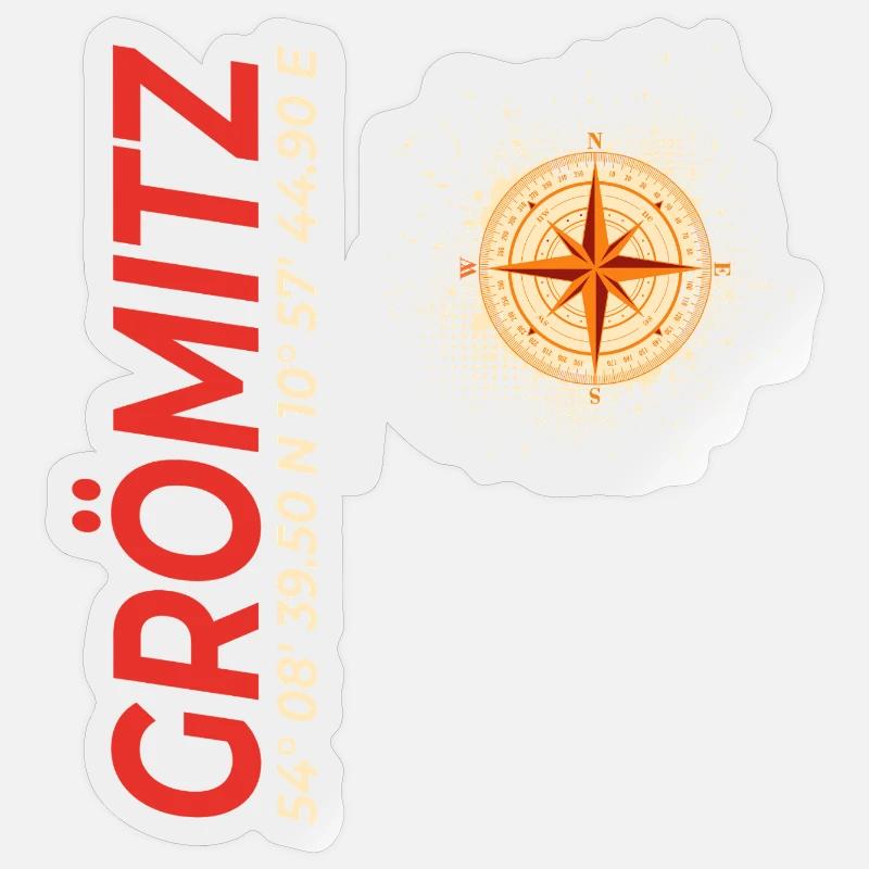Grömitz Sticker Größe S (10 x 10 cm)