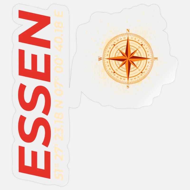 Essen Sticker Größe S (10 x 10 cm)