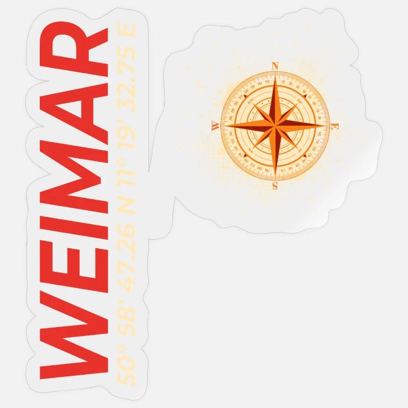 Weimar Sticker Größe S (10 x 10 cm)