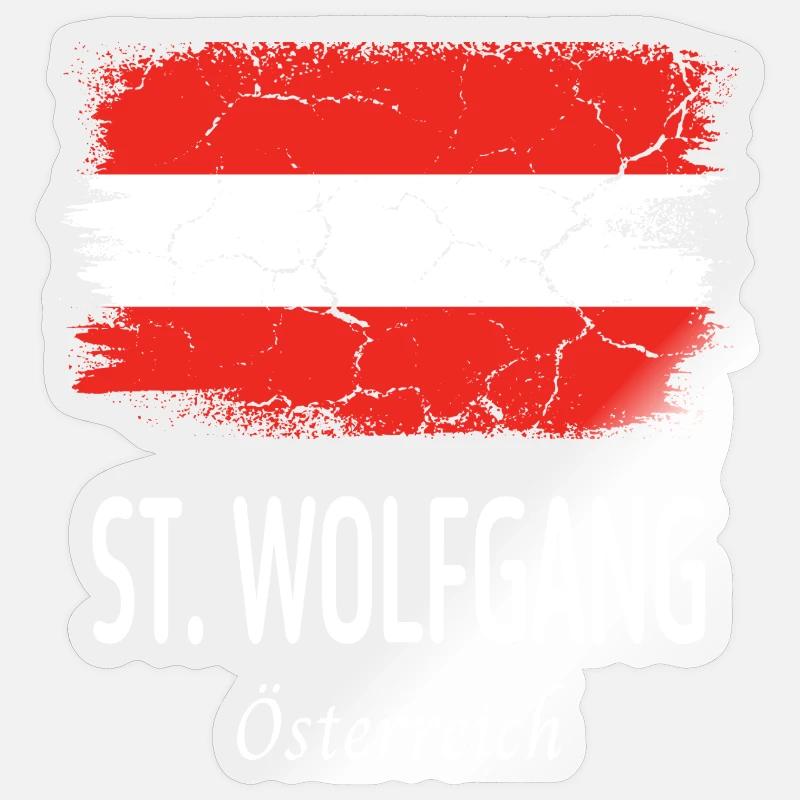 Saint-Wolfgang Sticker taille S (10 x 10 cm)
